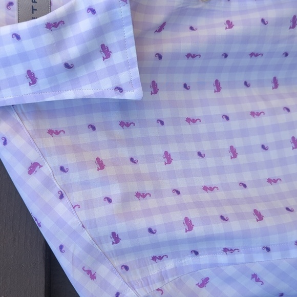 Men's Etro Light Purple Slim Fit Button Down Shirt - M EU 41 Excellent Condition - Picture 2 of 5